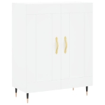 Credenza Bianca 69,5x34x90 cm in Legno Multistrato