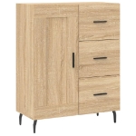 Credenza Rovere Sonoma 69,5x34x90 cm in Legno Multistrato