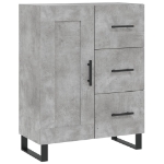 Credenza Grigio Cemento 69,5x34x90 cm in Legno Multistrato