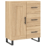 Credenza Rovere Sonoma 69,5x34x90 cm in Legno Multistrato