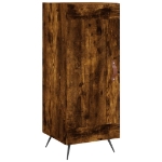 Credenza Rovere Fumo 34,5x34x90 cm in Legno Multistrato