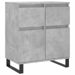 Credenza Grigio Cemento 60x35x70 cm in Legno Multistrato