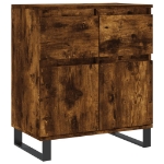 Credenza Rovere Fumo 60x35x70 cm in Legno Multistrato