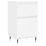 Credenza Bianca 40x35x70 cm in Legno Multistrato