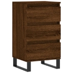 Credenza Rovere Marrone 40x35x70 cm in Legno Multistrato