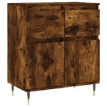 Credenza Rovere Fumo 60x35x70 cm in Legno Multistrato