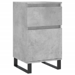 Credenza Grigio Cemento 40x35x70 cm in Legno Multistrato