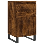 Credenza Rovere Fumo 40x35x70 cm in Legno Multistrato