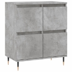 Credenza Grigio Cemento 60x35x70 cm in Legno Multistrato