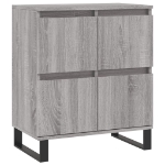 Credenza Grigio Sonoma 60x35x70 cm in Legno Multistrato