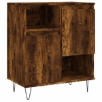 Credenza Rovere Fumo 60x35x70 cm in Legno Multistrato