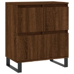 Credenza Rovere Marrone 60x35x70 cm in Legno Multistrato