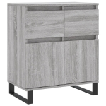 Credenza Grigio Sonoma 60x35x70 cm in Legno Multistrato