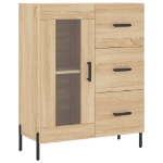 Credenza Rovere Sonoma 69,5x34x90 cm in Legno Multistrato