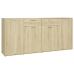 Credenza Rovere Sonoma 160x36x75 cm in Truciolato