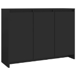 Credenza Nera 102x33x75 cm in Truciolato