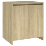 Credenza Rovere Sonoma 70x41x75 cm in Legno Multistrato