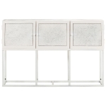 Credenza 115x30x76 cm in Legno Massello di Mango