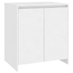 Credenza Bianca 70x41x75 cm in Legno Multistrato