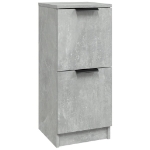 Credenza Grigio Cemento 30x30x70 cm in Legno Multistrato