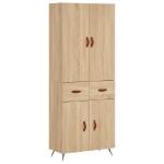 Credenza Rovere Sonoma 69,5x34x180 cm in Legno Multistrato