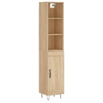 Credenza Rovere Sonoma 34,5x34x180 cm in Legno Multistrato