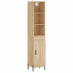 Credenza Rovere Sonoma 34,5x34x180 cm in Legno Multistrato