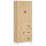 Credenza Rovere Sonoma 69,5x34x180 cm in Legno Multistrato