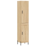 Credenza Rovere Sonoma 34,5x34x180 cm in Legno Multistrato