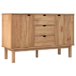 Credenza OTTA 113,5x43x73 cm in Legno Massello di Pino