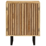 Credenza con 2 Ante 55x35x70 cm in Legno Massello di Mango