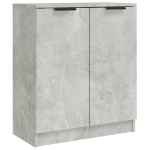 Credenza Grigio Cemento 60x30x70 cm in Legno Multistrato