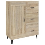 Credenza Rovere Sonoma 69,5x34x90 cm in Legno Multistrato