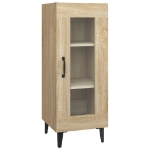 Credenza Rovere Sonoma 34,5x34x90 cm in Legno Multistrato