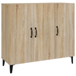 Credenza Rovere Sonoma 90x34x80 cm in Legno Multistrato