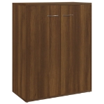 Credenza Rovere Marrone 60x30x75 cm in Legno Multistrato