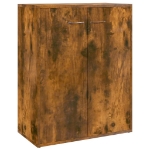 Credenza Rovere Fumo 60x30x75 cm in Legno Multistrato