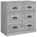 Credenza Grigio Sonoma 70x35,5x67,5 cm in Legno Multistrato