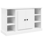 Credenza Bianca 100x35,5x60 cm in Legno Multistrato