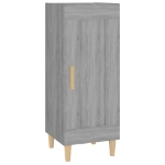 Credenza Grigio Sonoma 34,5x34x90 cm in Legno Multistrato