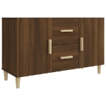 Credenza Rovere Marrone 100x36x60 cm in Legno Multistrato