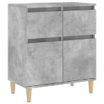 Credenza Grigio Cemento 60x35x70 cm in Legno Multistrato