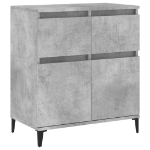 Credenza Grigio Cemento 60x35x70 cm in Legno Multistrato