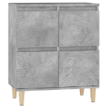 Credenza Grigio Cemento 60x35x70 cm in Legno Multistrato