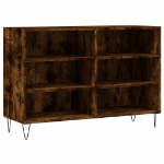 Credenza Rovere Fumo 103,5x35x70 cm in Legno Multistrato