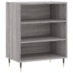 Credenza Grigio Sonoma 57x35x70 cm in Legno Multistrato