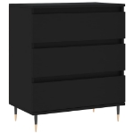 Credenza Nero 60x35x70 cm in Legno Multistrato