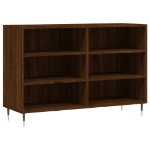 Credenza Rovere Marrone 103,5x35x70 cm in Legno Multistrato