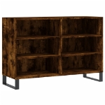 Credenza Rovere Fumo 103,5x35x70 cm in Legno Multistrato