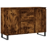 Credenza Rovere Fumo 104x35x70 cm in Legno Multistrato